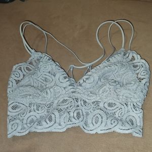 PINK VS Lace Bralette with Spaghetti Straps sz M